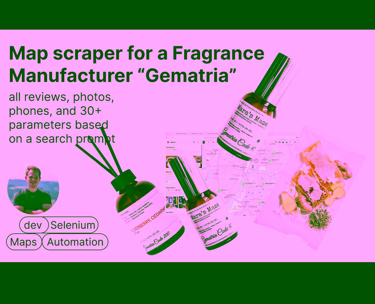 Maps Scraper for a Parfum Firm